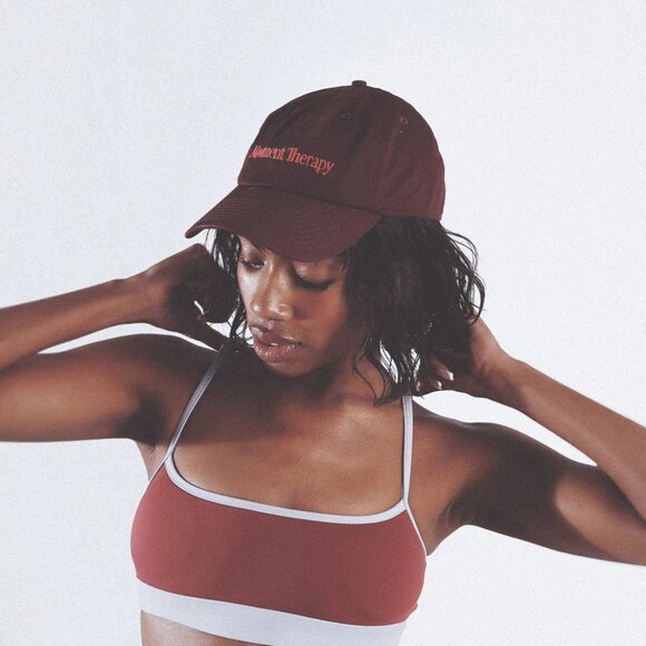 BRAND NEW Exclusive The Sculpt Society Women's Baseball Cap Red Burgundy TSS Hat - Picture 1 of 5